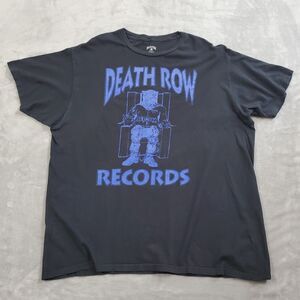DEATH ROW RECORDS T-shirt Hip Hop Rap Label Tee Adult Men's XL